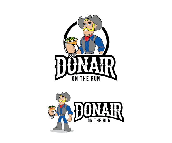Logo Design by Andylicious for Donair On The Run  | Design #14234487