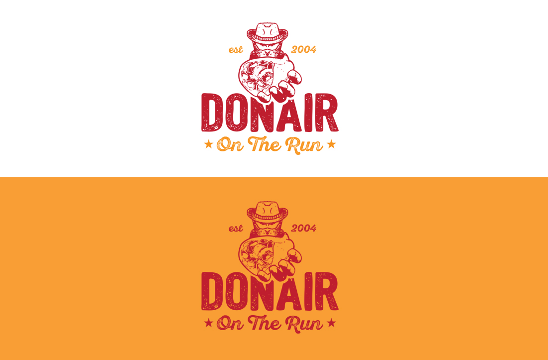 Diseño de Logo por GLDesigns para Donair On The Run  | Diseño #14216151
