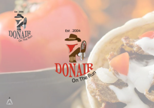 Logo Design by ahamedama Inc for Donair On The Run  | Design #14244550