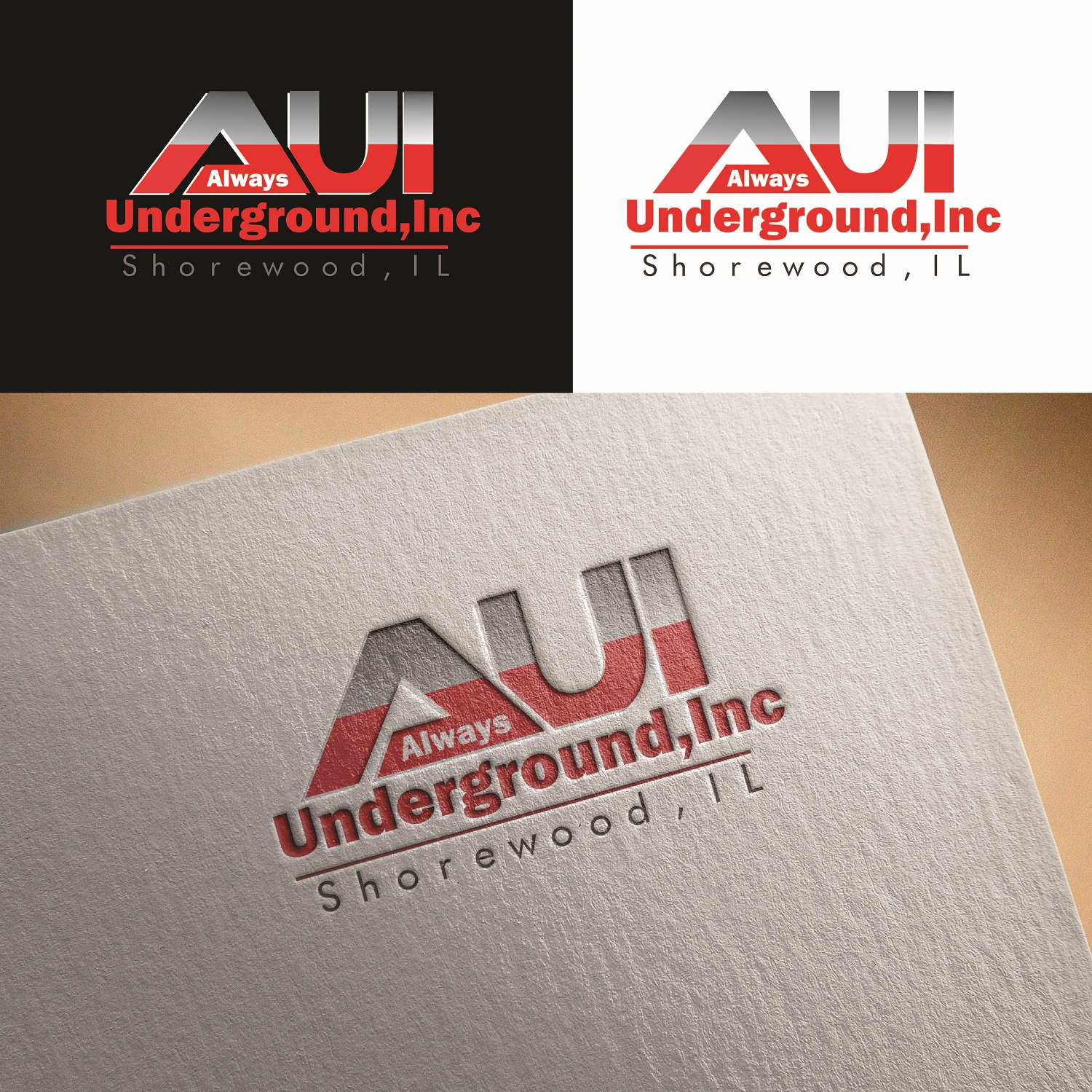 Logo Design by naik for Always Underground,Inc | Design #14301528