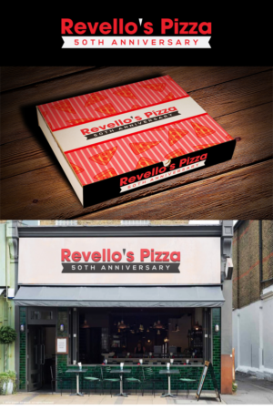 Logo-Design von IMD-HUB für Revello's Old Forge Pizza in Kingston | Design: #14207613