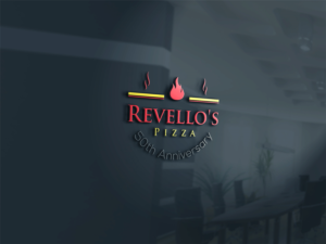 Logo-Design von Cut N Cue Media Solutions für Revello's Old Forge Pizza in Kingston | Design: #14314523