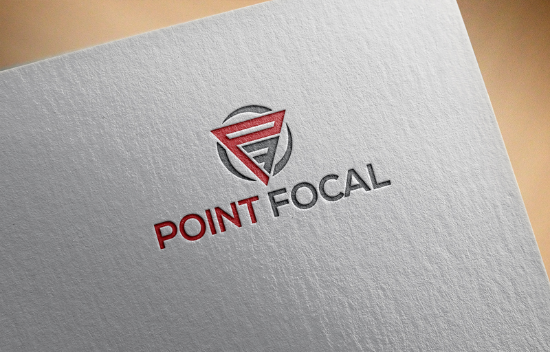 Logo Design by rafa studio for Point Focal | Design #14307782