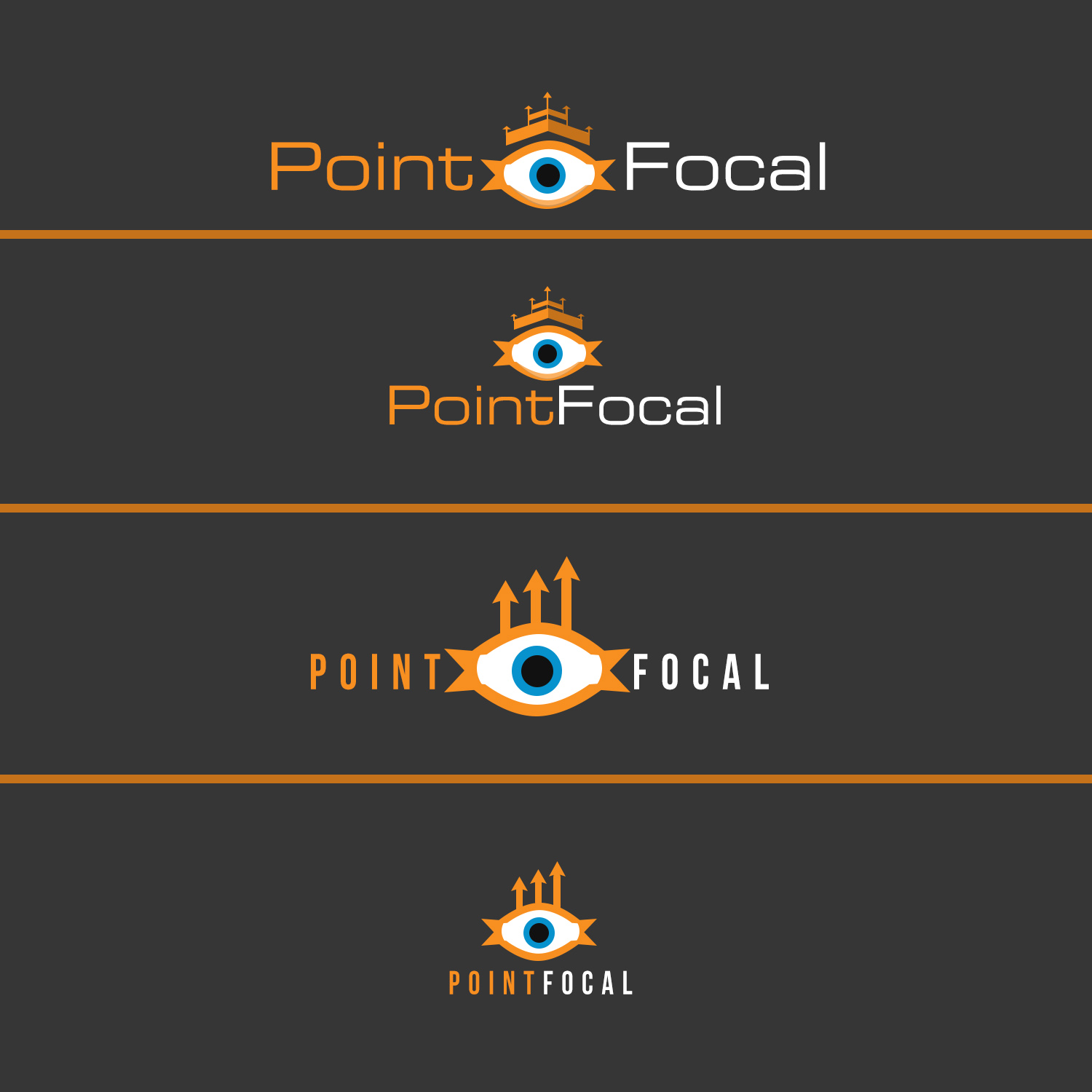 Logo Design by taufixyou28 for Point Focal | Design #14233172