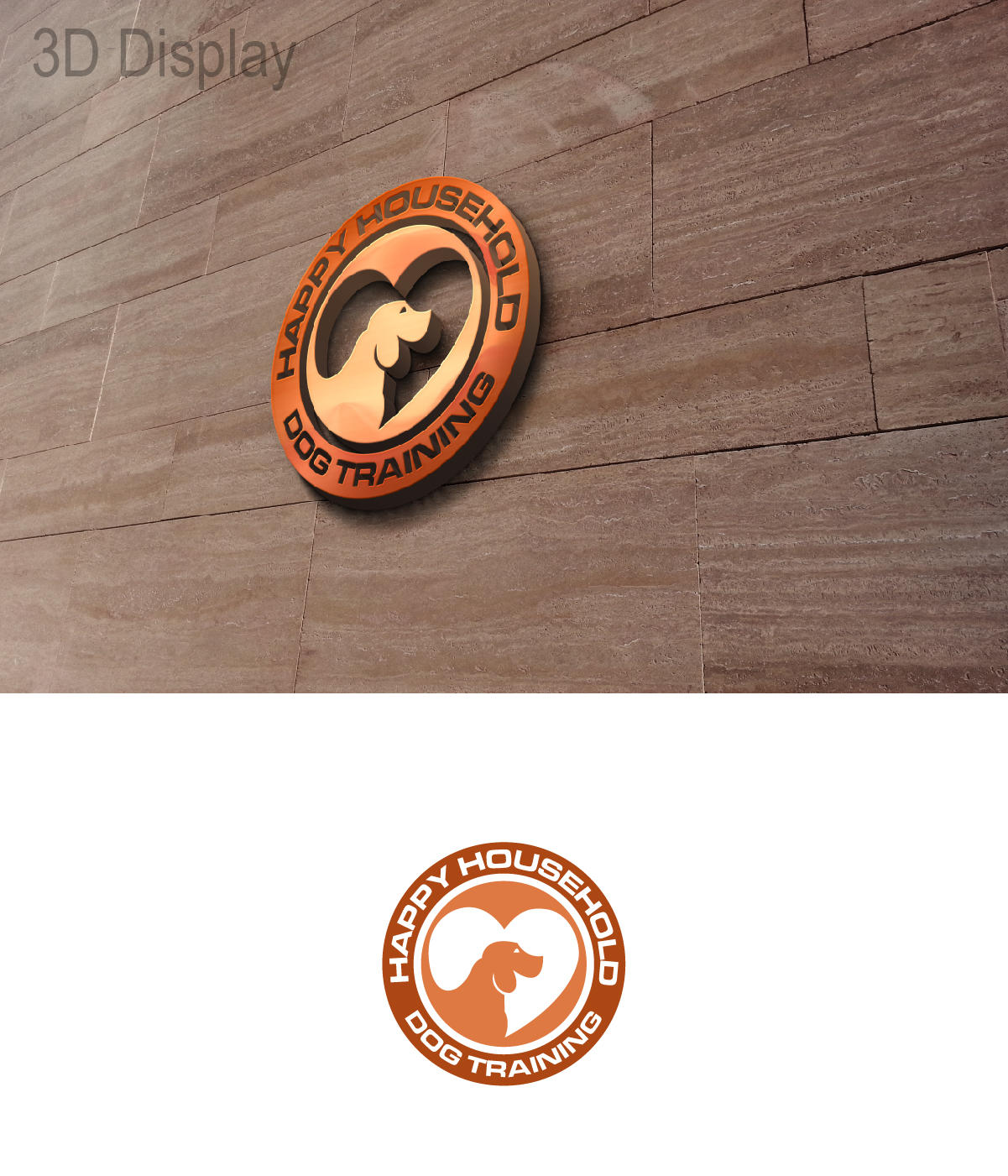 Logo-Design von 3Guys für Happy Household Dog Training | Design #14232357