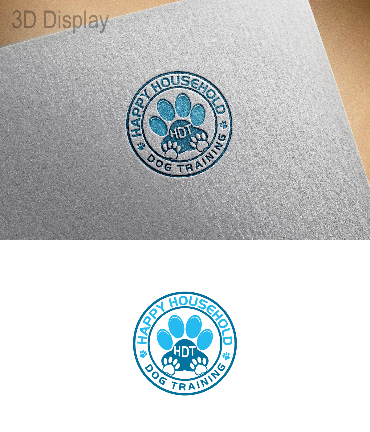 Diseño de Logo por 3Guys para Happy Household Dog Training | Diseño #14232358
