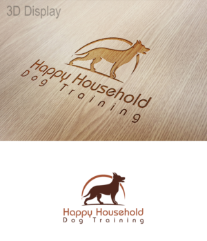 Diseño de Logo por 3Guys para Happy Household Dog Training | Diseño: #14232359