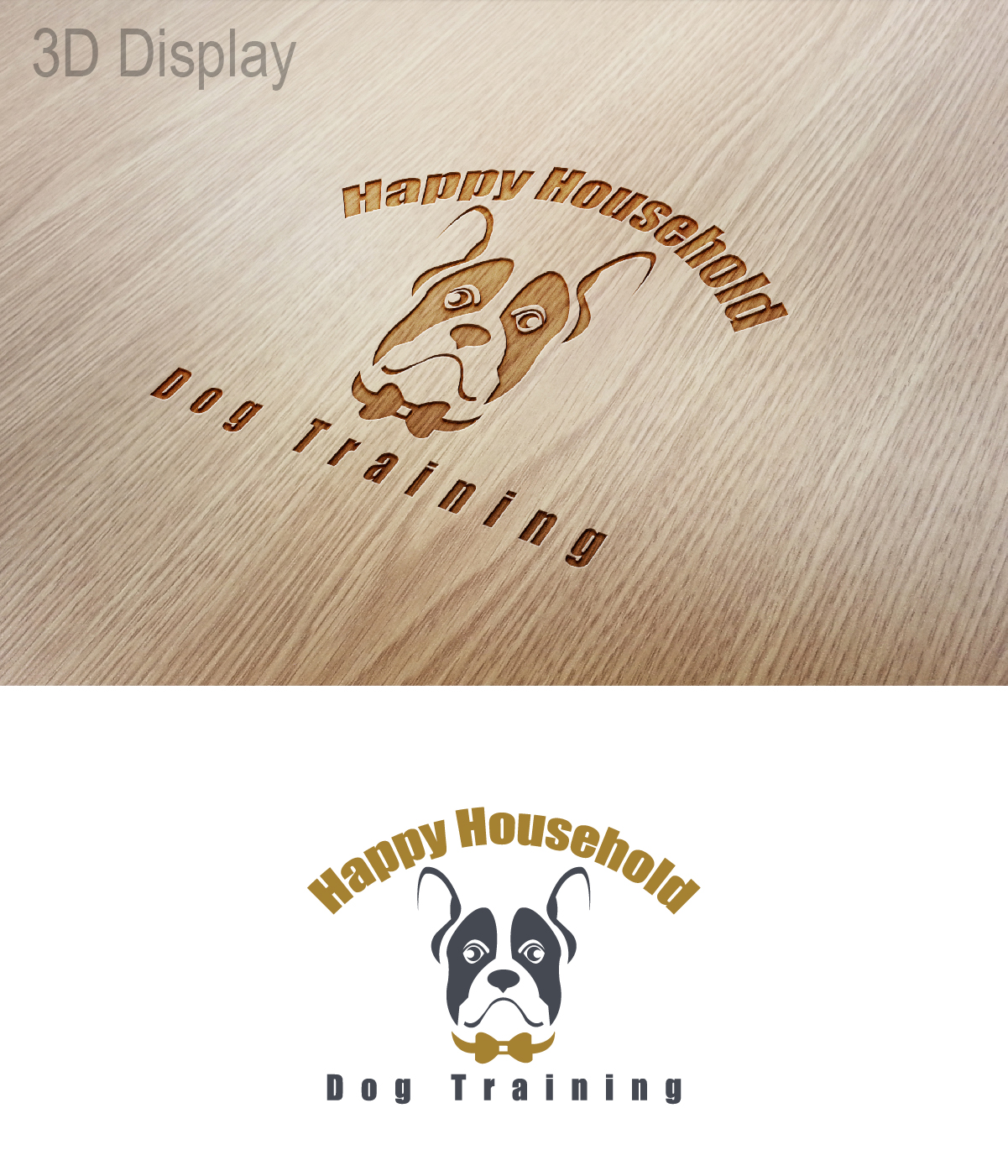 Diseño de Logo por 3Guys para Happy Household Dog Training | Diseño #14245556