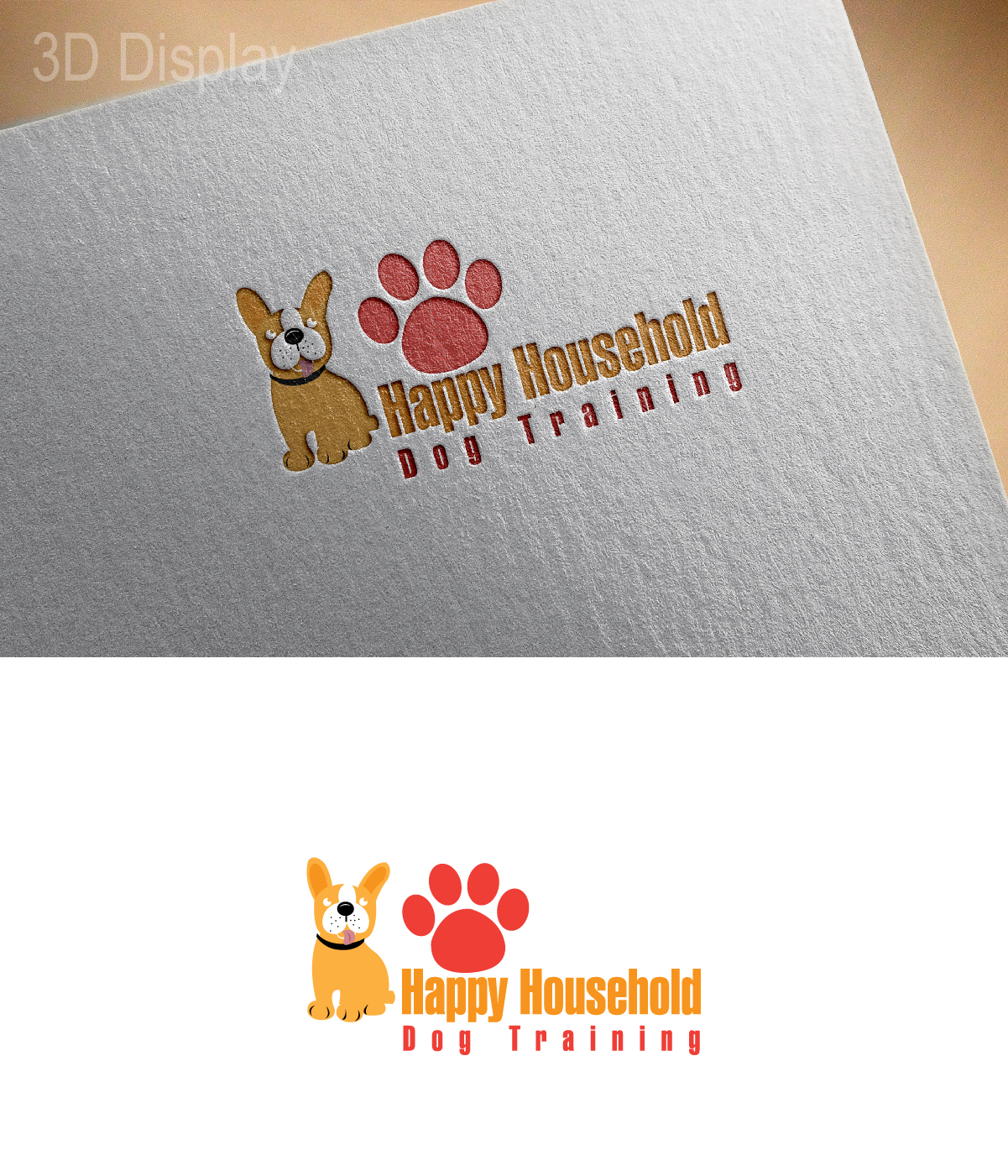 Logo-Design von 3Guys für Happy Household Dog Training | Design #14245557