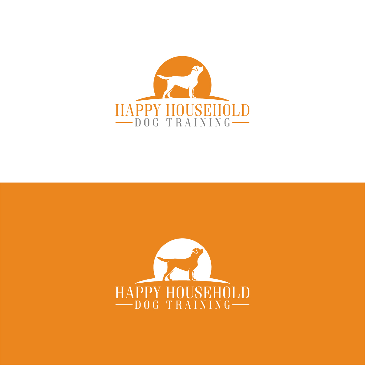 Logo-Design von 3Guys für Happy Household Dog Training | Design #14246130