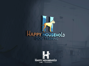 Logo-Design von Marco Rubio für Happy Household Dog Training | Design: #14303069