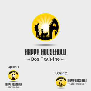Logo Design by desingman for Happy Household Dog Training | Design #14230422