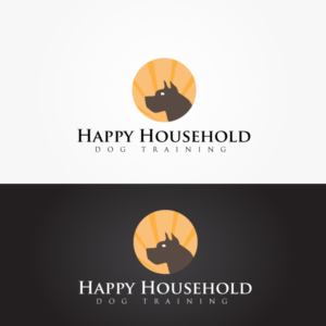 Logo Design by betablocker for Happy Household Dog Training | Design: #14221357