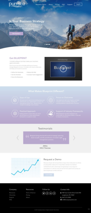 Web Design par pb pour Purmea LLC | Design : #14230548