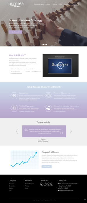 Web Design par pb pour Purmea LLC | Design : #14230551