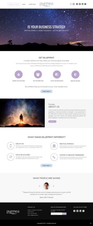 Web Design par pb pour Purmea LLC | Design : #14230553