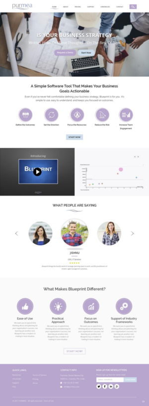 Web Design par pb pour Purmea LLC | Design : #14272474