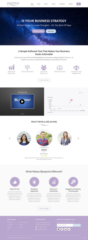 Web Design par pb pour Purmea LLC | Design : #14293155