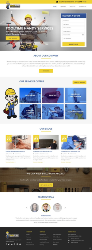 Web Design by pb for this project | Design: #14230570