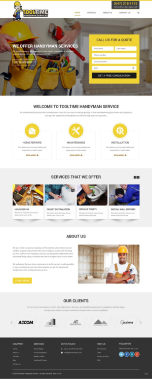 Web Design by pb for this project | Design: #14230579
