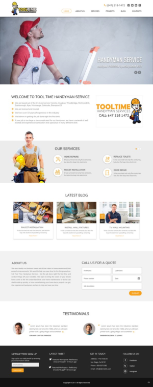 Web Design by pb for this project | Design: #14230580