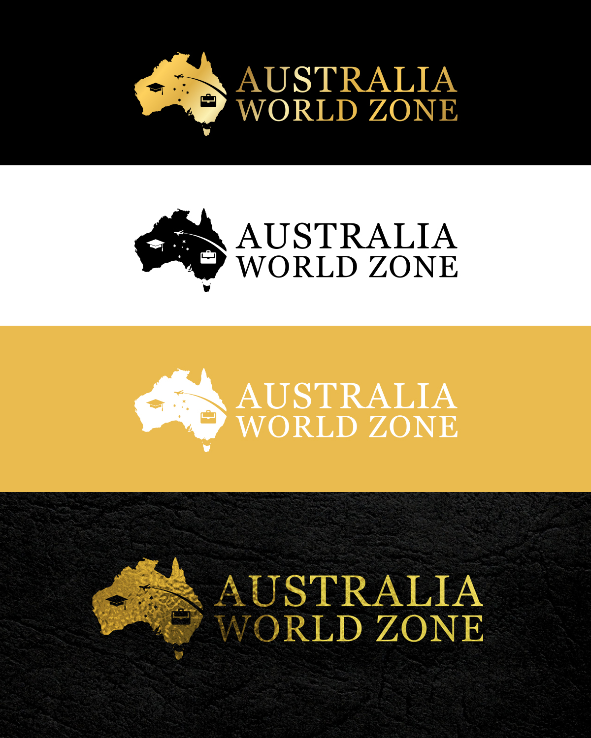 Logo Design by IMD-HUB for Australia World Zone | Design #14225691
