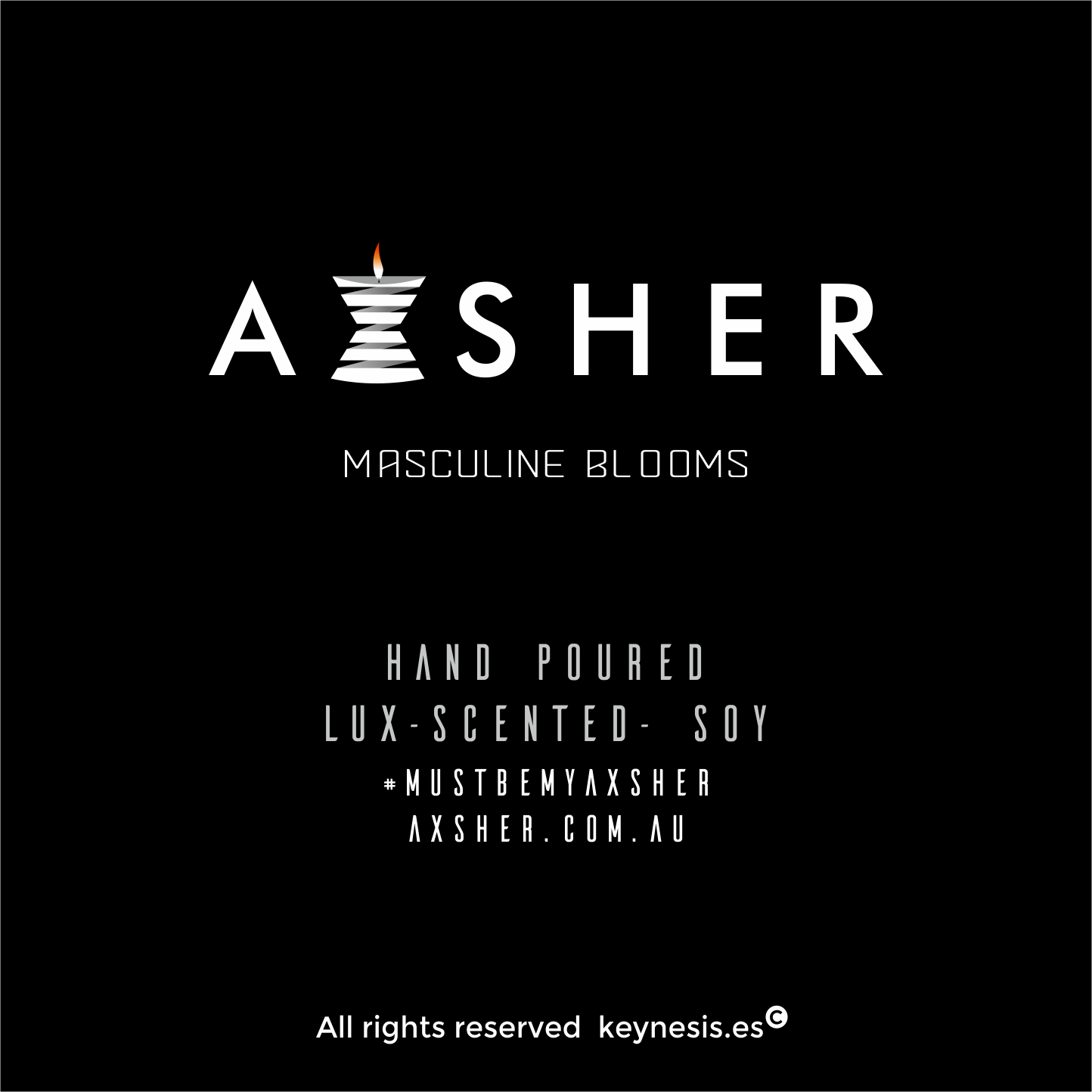 Diseño de Etiqueta por keynesis para Axsher | Diseño #14439061