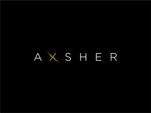 Minimalist logo and product labels for AXSHER Candles | Label Design by Gree™