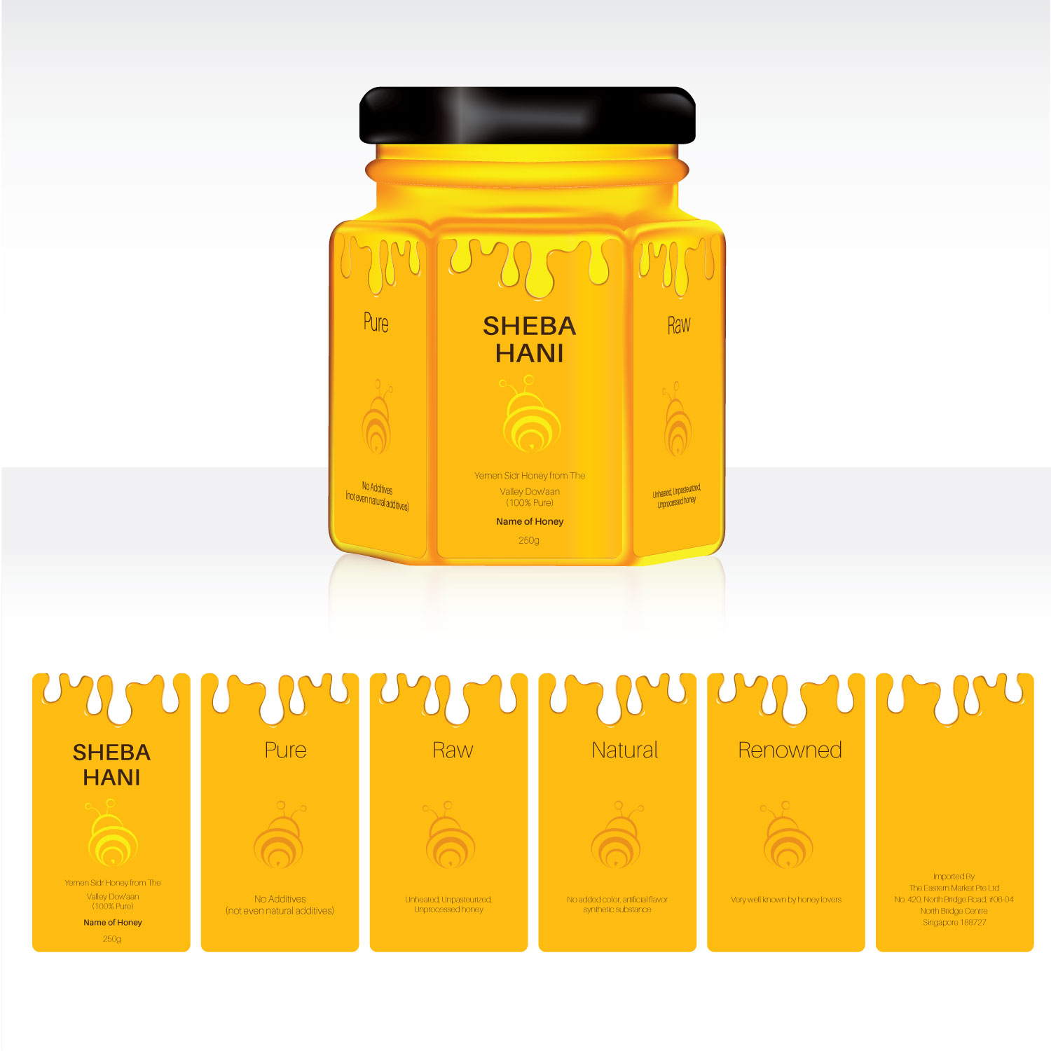 Packaging Design by chathurasoori for The Eastern Market Pte Ltd | Design #14247154