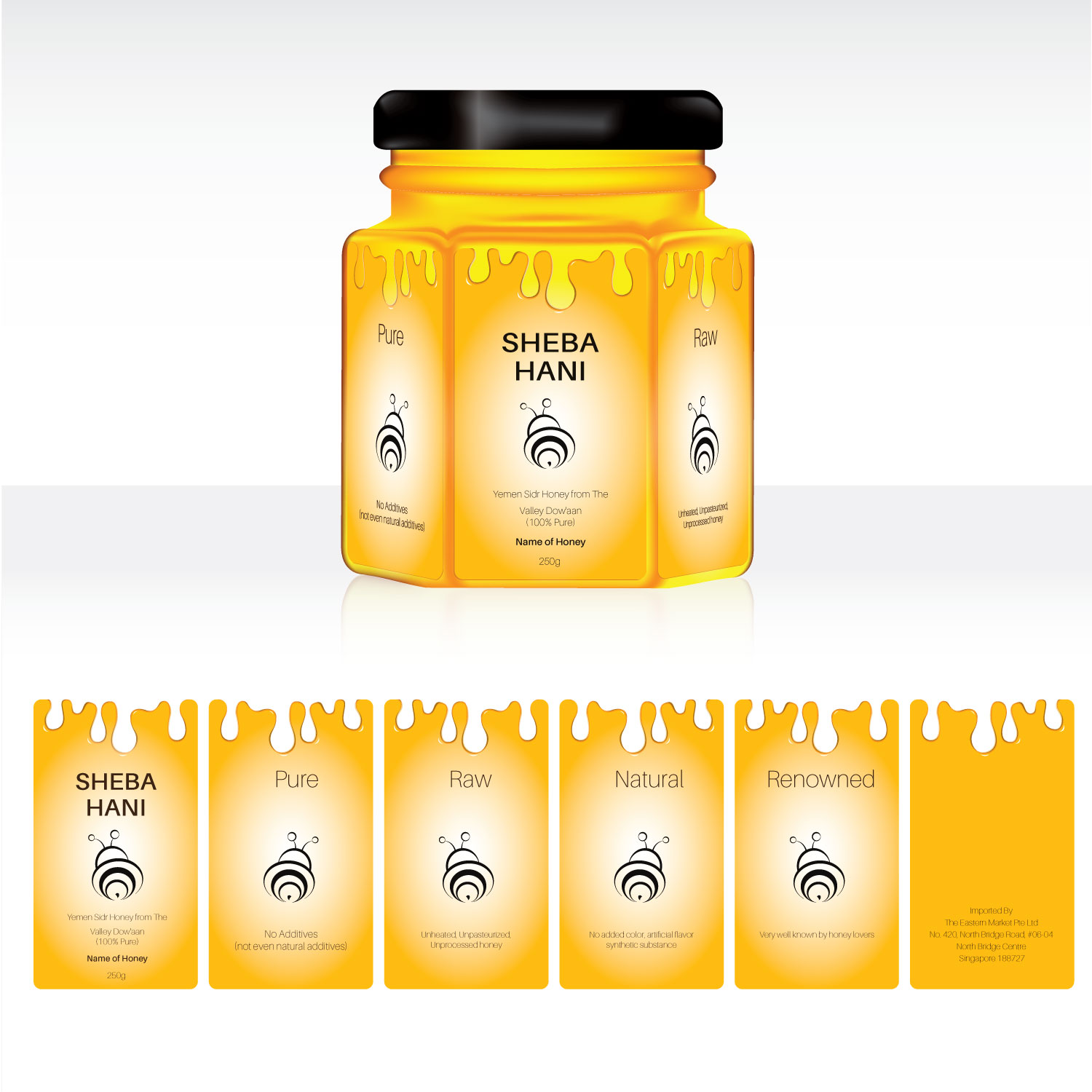 Packaging Design by chathurasoori for The Eastern Market Pte Ltd | Design #14270951