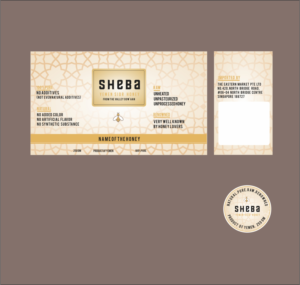 Hexagon Honey Bottle Design, simple and elegant.  | Packaging Design by fumbh.designs