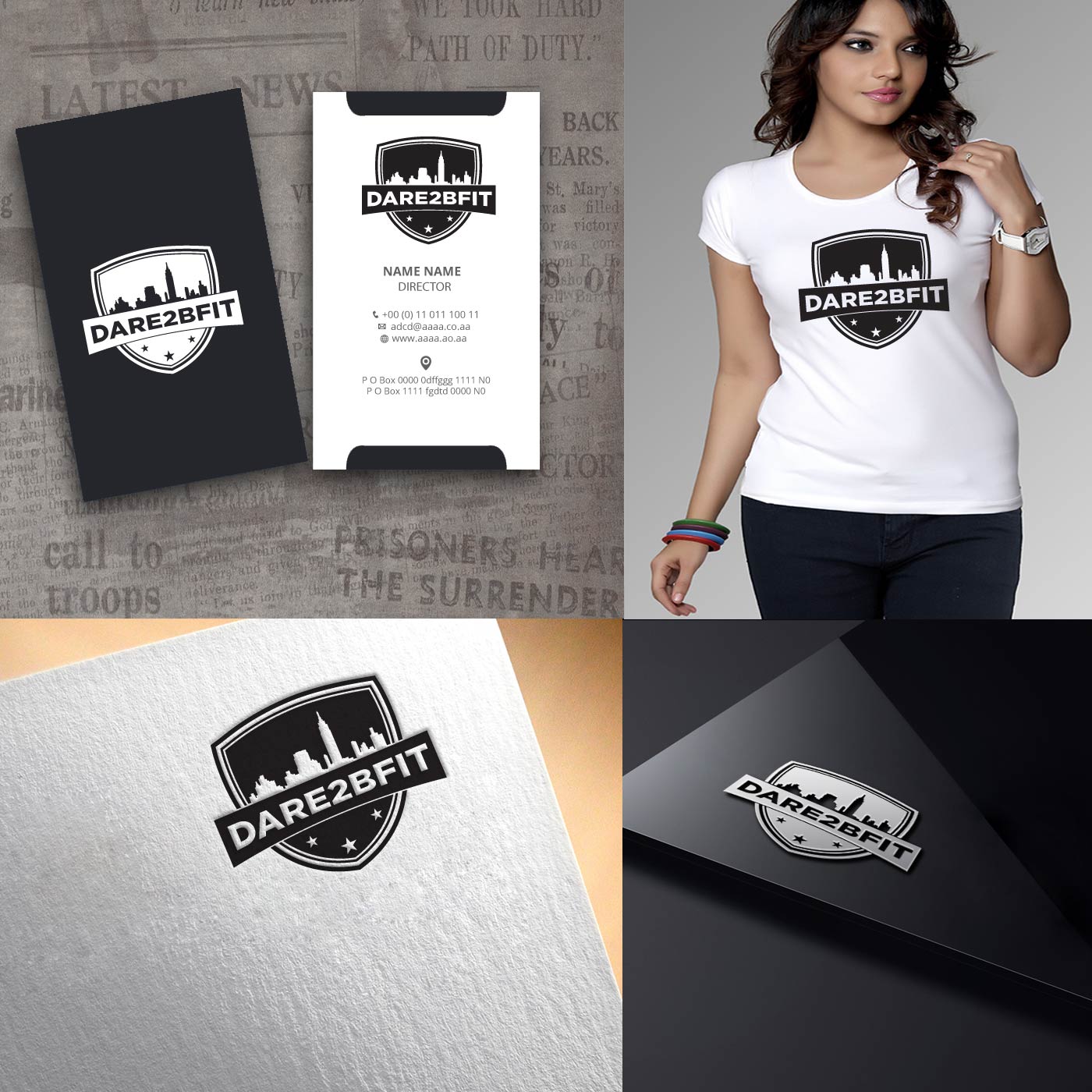 Logo Design by zebronicgraphic for DARE2BFIT LLC | Design #14314034