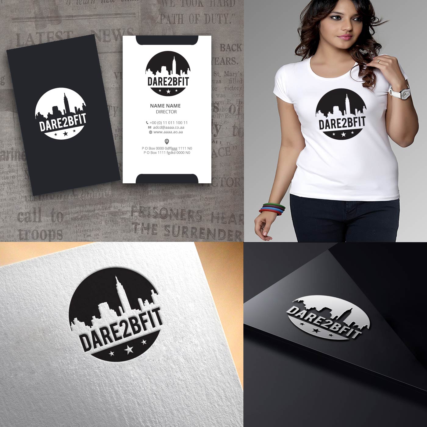 Logo Design by zebronicgraphic for DARE2BFIT LLC | Design #14327669