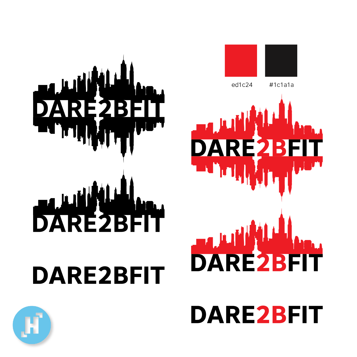Logo Design by hr.munsell for DARE2BFIT LLC | Design #14333586