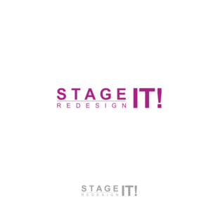 Logo-Design von Oneb für Stage It! Redesign It! | Design #14244939