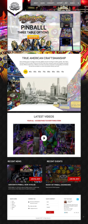 Web Design by pb for Operation Pinball  | Design: #14244657