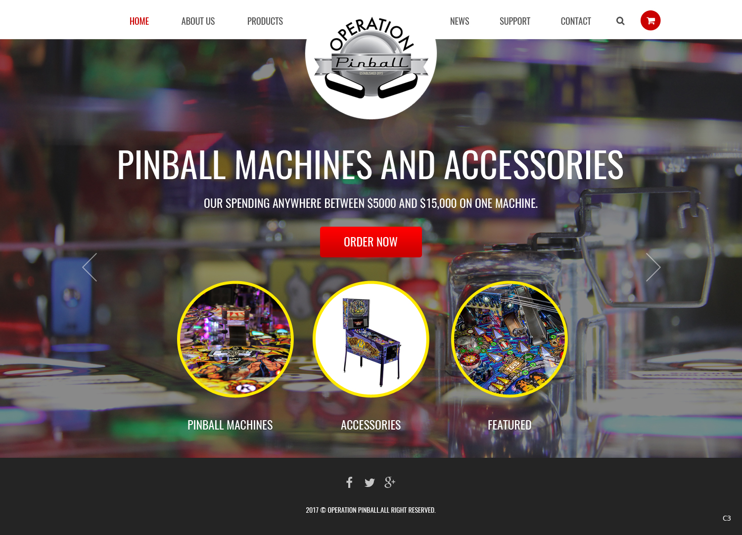 Web Design by pb for Operation Pinball  | Design #14258138