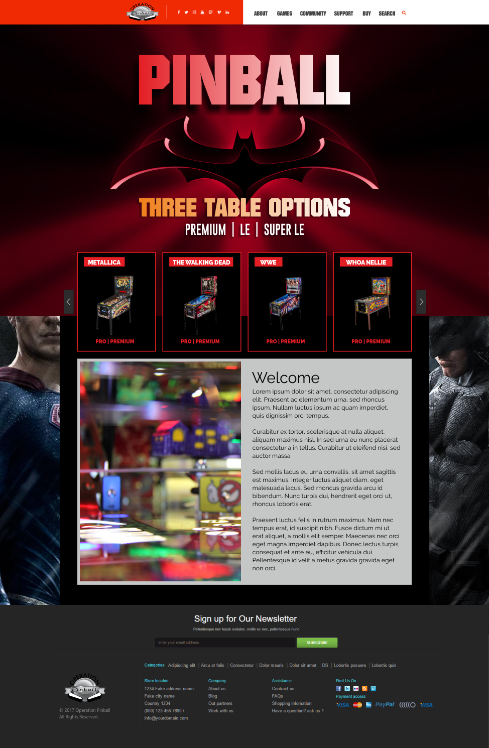 Web Design by CreativeIyke for Operation Pinball  | Design #14282151