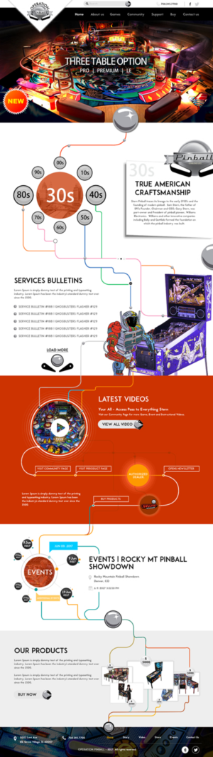 Diseño Web por rightway para Operation Pinball  | Diseño: #14255383