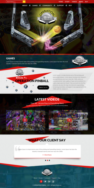 Diseño Web por rightway para Operation Pinball  | Diseño: #14255420