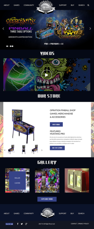 Diseño Web por e2developers para Operation Pinball  | Diseño: #14414724