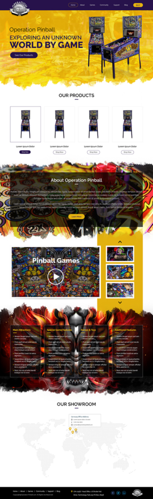 Diseño Web por Tpith para Operation Pinball  | Diseño: #14419375