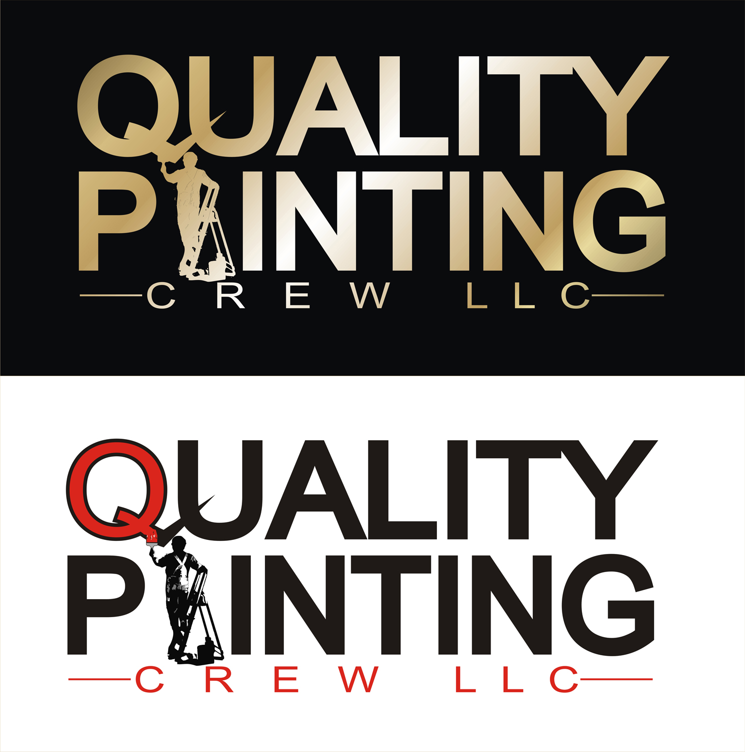 Logo-Design von AntonAtanasov für Quality Painting Crew LLC | Design #14245352