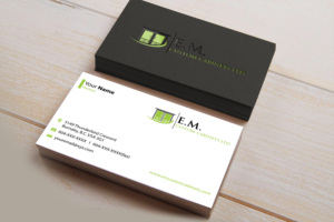 Business Card Design by Riz' for E.M. Custom Cabinets Ltd. | Design: #14221425