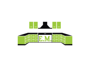 Business Card Design by Riz' for E.M. Custom Cabinets Ltd. | Design: #14243268