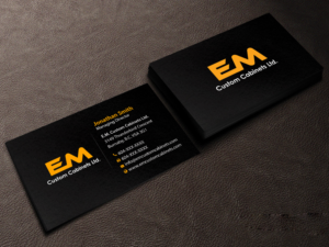 Design de Carte de Visite par Creations Box 2015 pour E.M. Custom Cabinets Ltd. | Design : #14235124