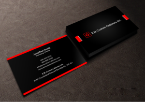 Design de Carte de Visite par Creations Box 2015 pour E.M. Custom Cabinets Ltd. | Design : #14235148