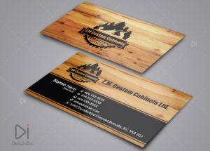Business Card Design by Design Inc for E.M. Custom Cabinets Ltd. | Design: #14314872