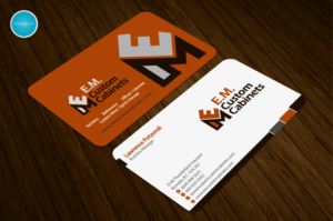 Business Card Design by aheadpoint for E.M. Custom Cabinets Ltd. | Design: #14326606