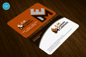 Business Card Design by aheadpoint for E.M. Custom Cabinets Ltd. | Design: #14326720